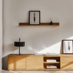 Kave Home Wandplank Abilen Eikenfineer 120x15cm