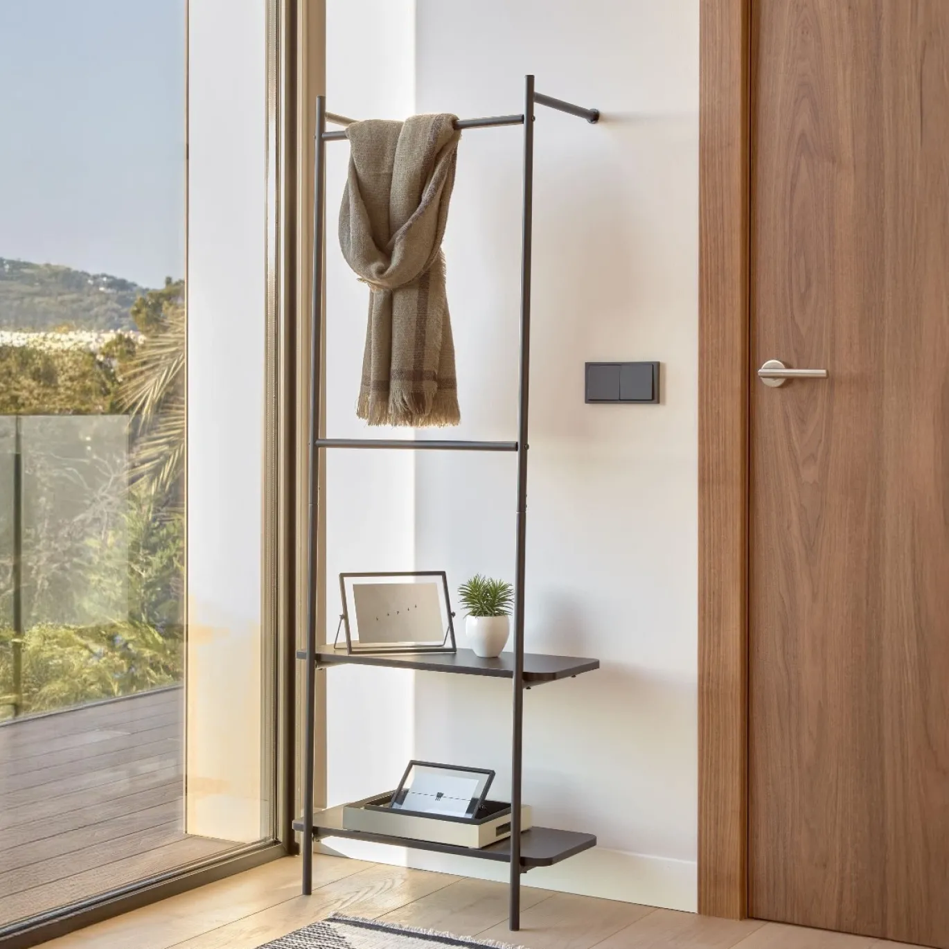 Kave Home Wandrek Galatia Metaal Zwart 60x162cm