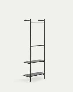 Kave Home Wandrek Galatia Metaal Zwart 60x162cm