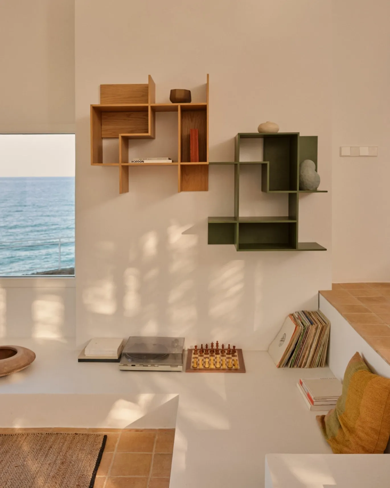 Kave Home Wandrek Ina Modulair Eiken Groen 80cm