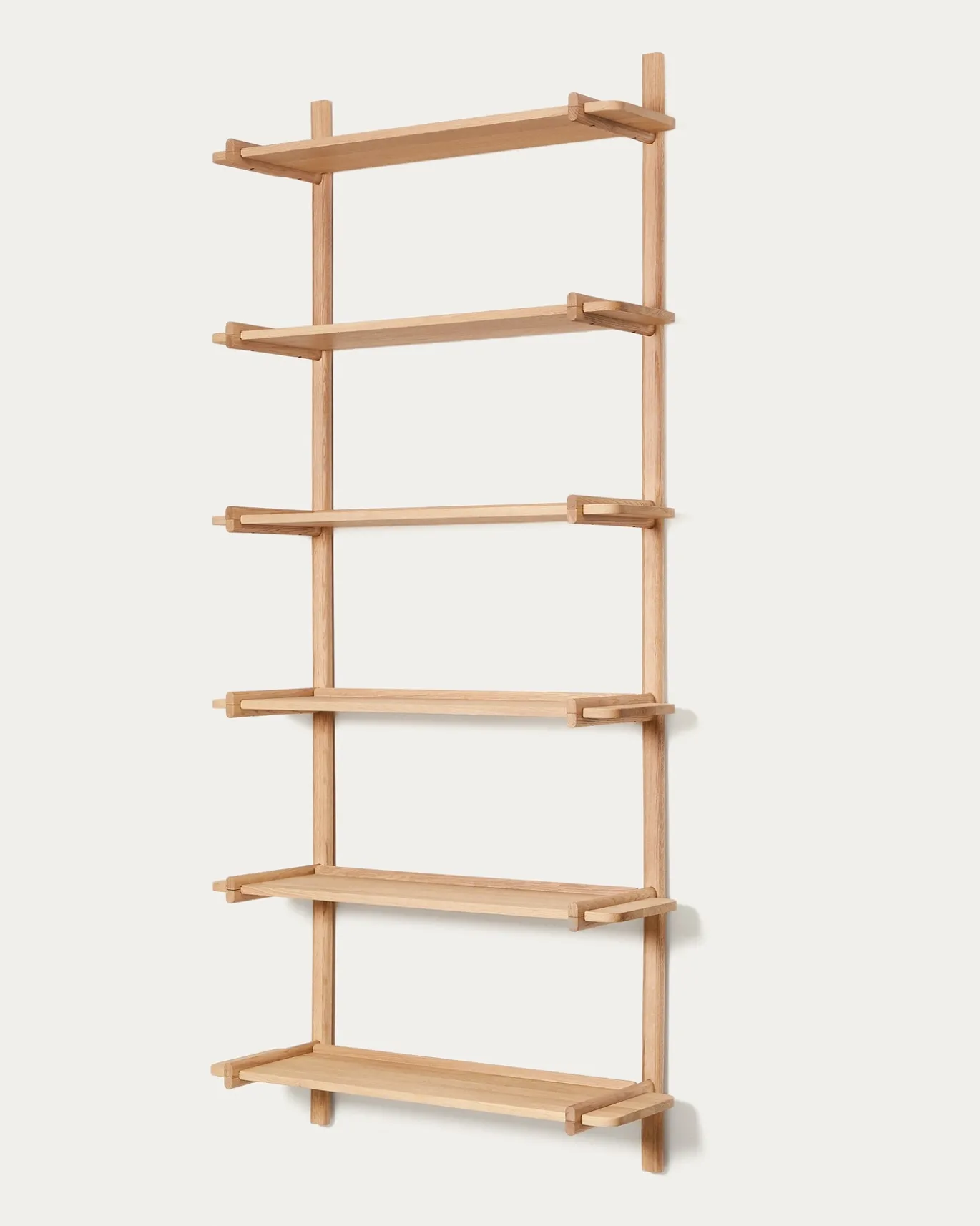Kave Home Wandrek Modulair Sitra 6 Planken Eikenhout 90cm