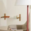 Kave Home Wandrek Sitra Modulair 1-glazen Plank Eikenhout 90cm