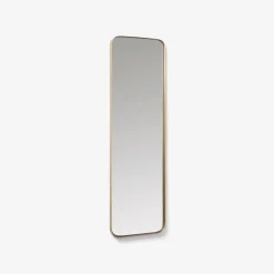 Kave Home Wandspiegel Marco Goudkleurig Metaal 30x100cm