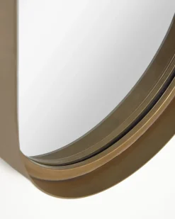 Kave Home Wandspiegel Tiare Goud 100cm