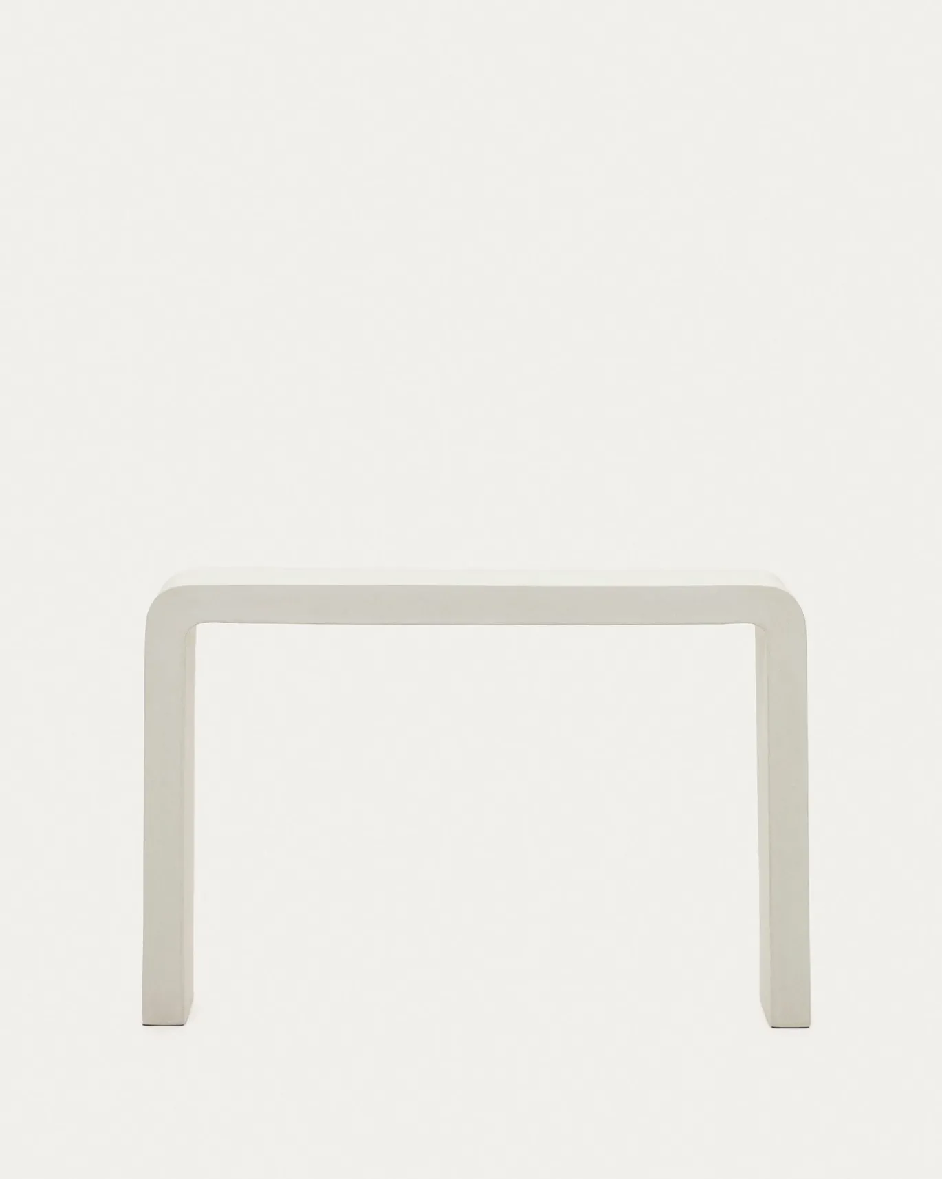 Kave Home Wandtafel Aiguablava Wit Cement 120x80cm