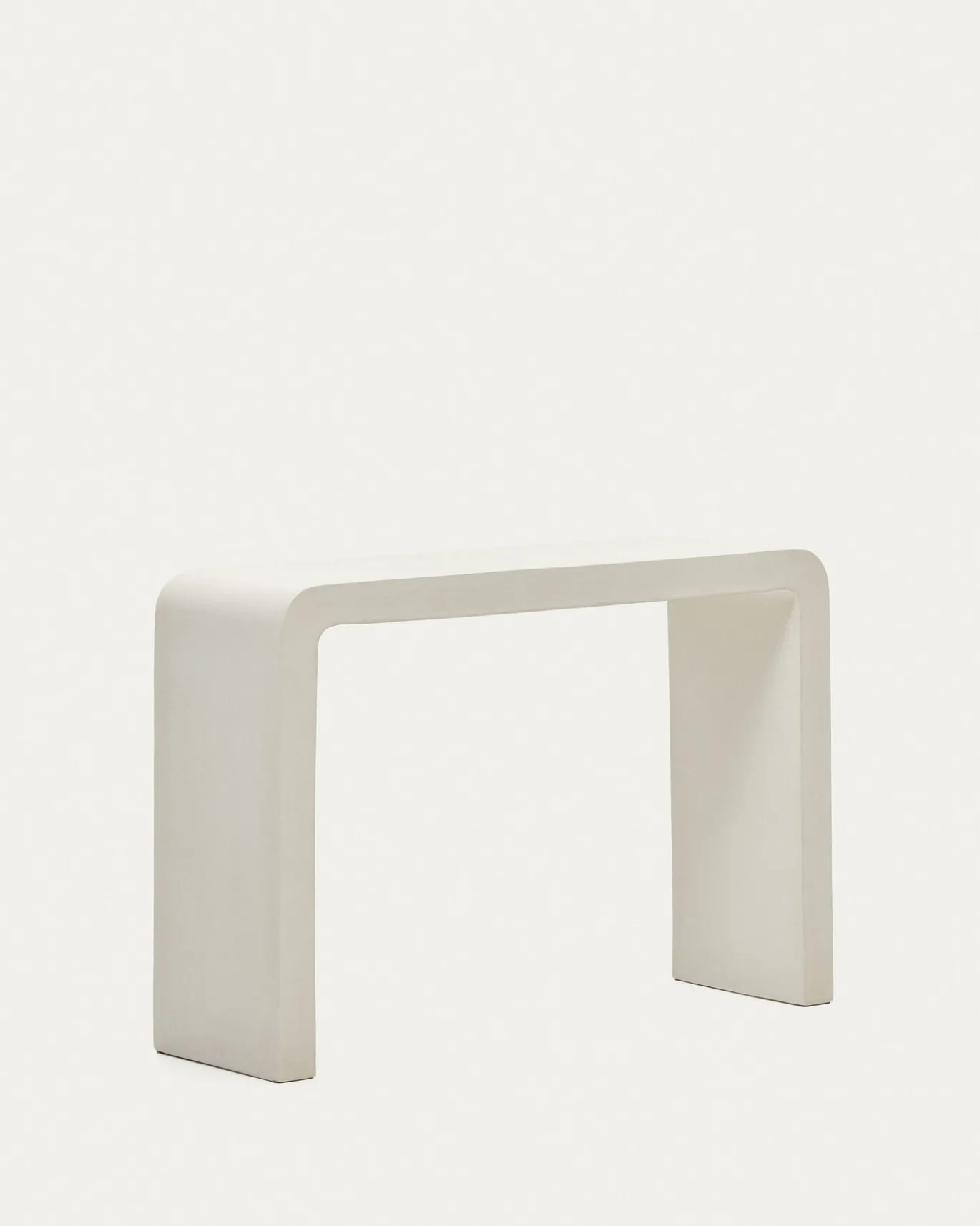 Kave Home Wandtafel Aiguablava Wit Cement 120x80cm