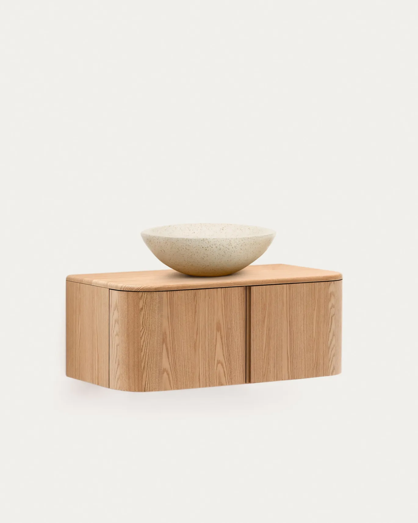 Kave Home Wastafelmeubel Salaya Essenfineer 90cm