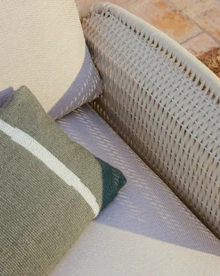 Kave Home 2-Zitsbank Alipa Acaciahout Beige 165cm
