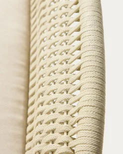 Kave Home 2-Zitsbank Alipa Acaciahout Beige 165cm