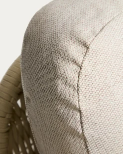 Kave Home 2-Zitsbank Alipa Acaciahout Beige 165cm