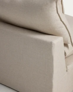 Kave Home 5-Zitsbank Anarela Linnen Beige