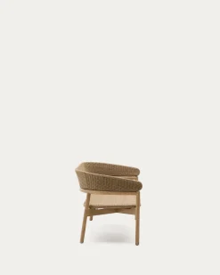Kave Home 3-zitsbank Arinella Acaciahout Naturel 167cm
