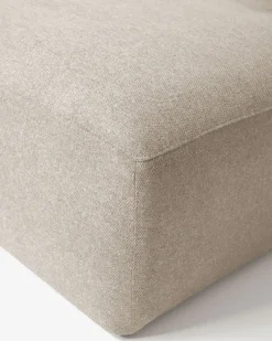 Kave Home 2-zitsbank Blok Beige Ecru Chaise Longue Rechts 240cm