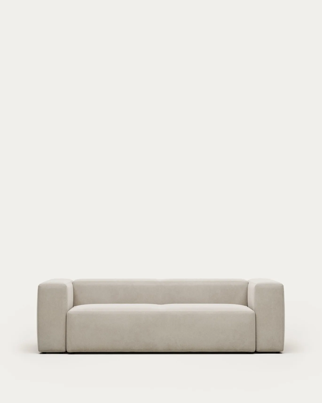 Kave Home 3-zitsbank Blok Beige Ecru 240cm
