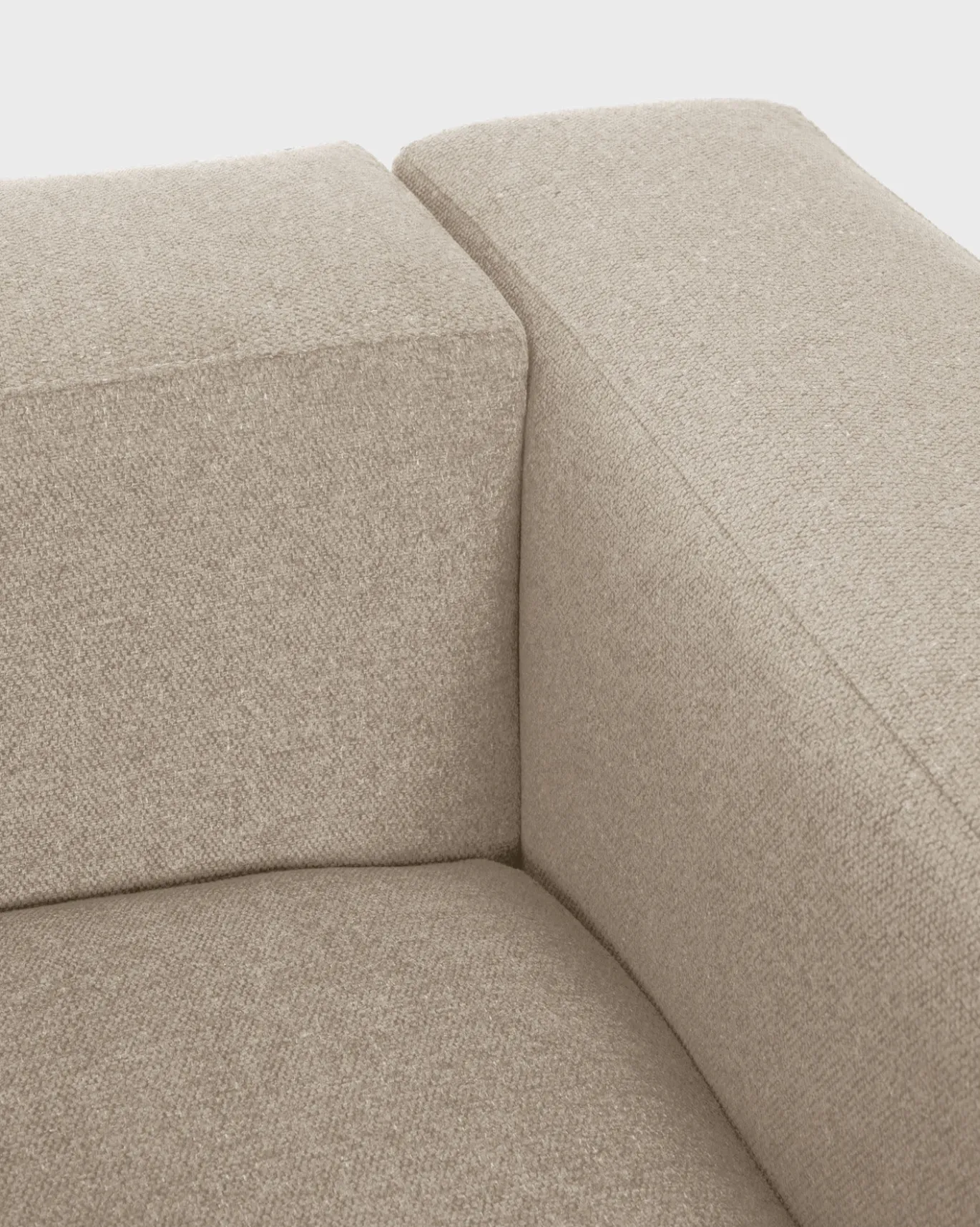 Kave Home 3-zitsbank Blok Beige Ecru 240cm