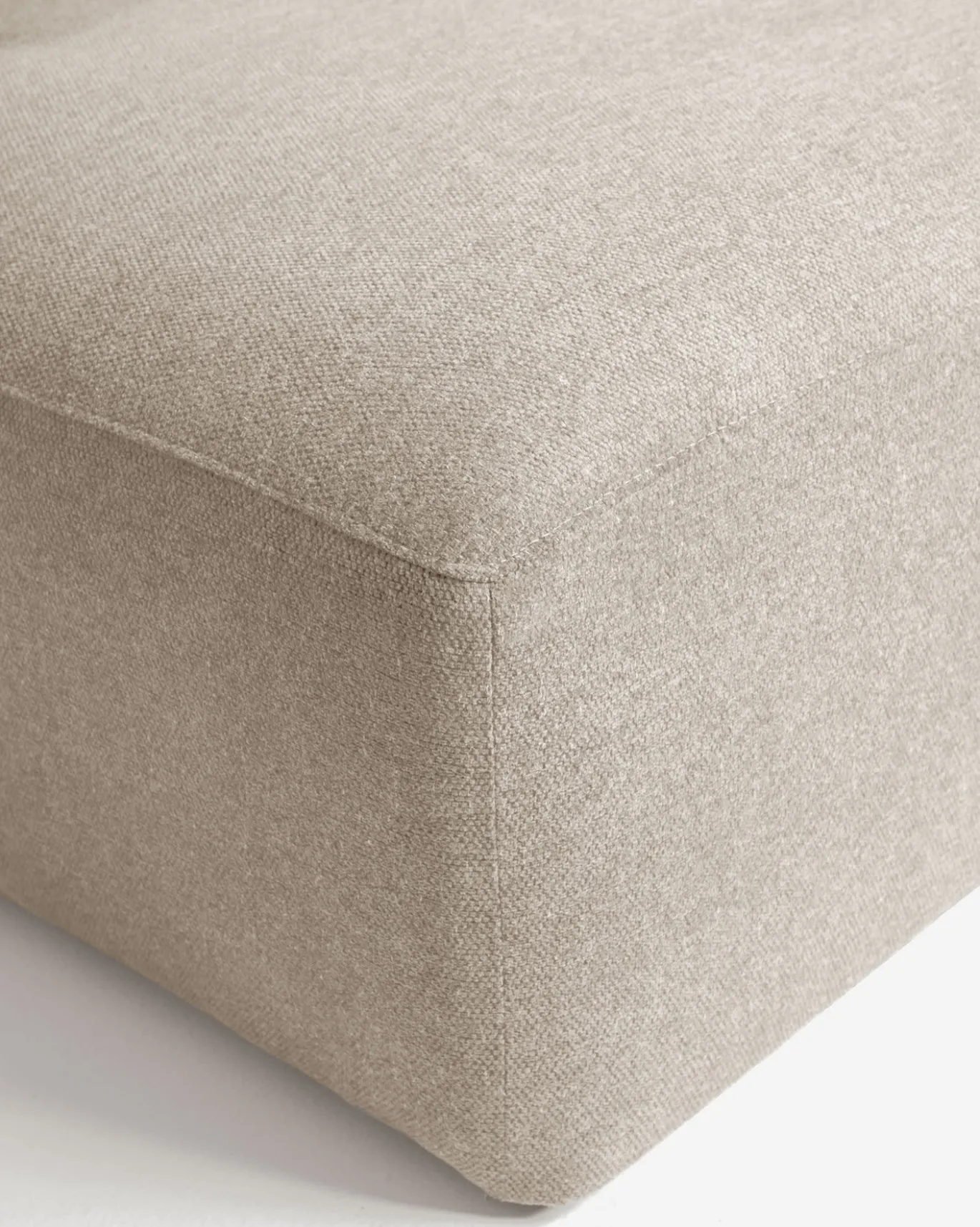Kave Home 4-zitsbank Blok Beige Ecru Chaise Longue Links 330cm