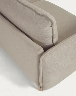Kave Home 3-zitsbank Carlota Beige 213cm