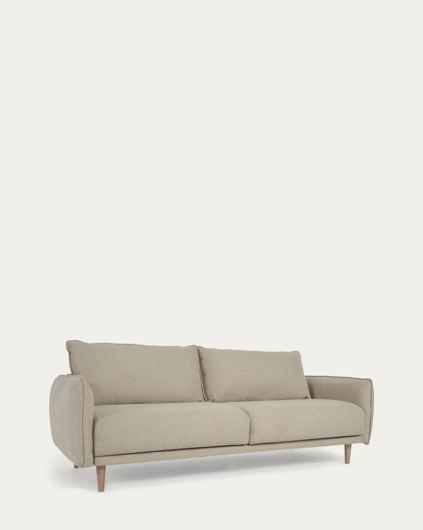 Kave Home 3-zitsbank Carlota Beige 213cm