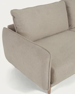 Kave Home 3-zitsbank Carlota Beige 213cm