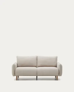 Kave Home 2-zitsbank Carlota Beige 184cm