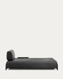 Kave Home 3-zitsbank Compo Donkergrijs Klein Dienblad 232cm