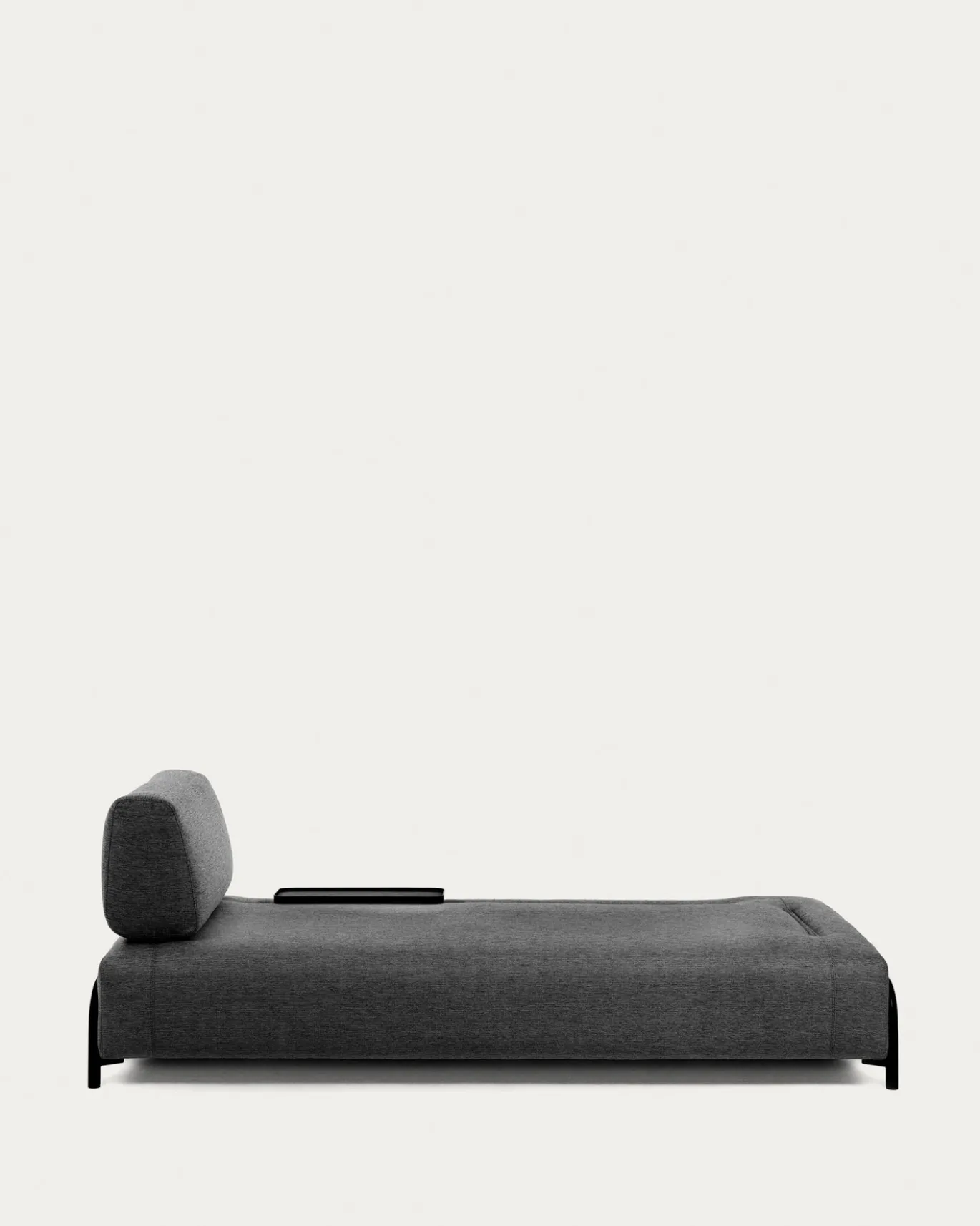 Kave Home 3-zitsbank Compo Donkergrijs Klein Dienblad 232cm