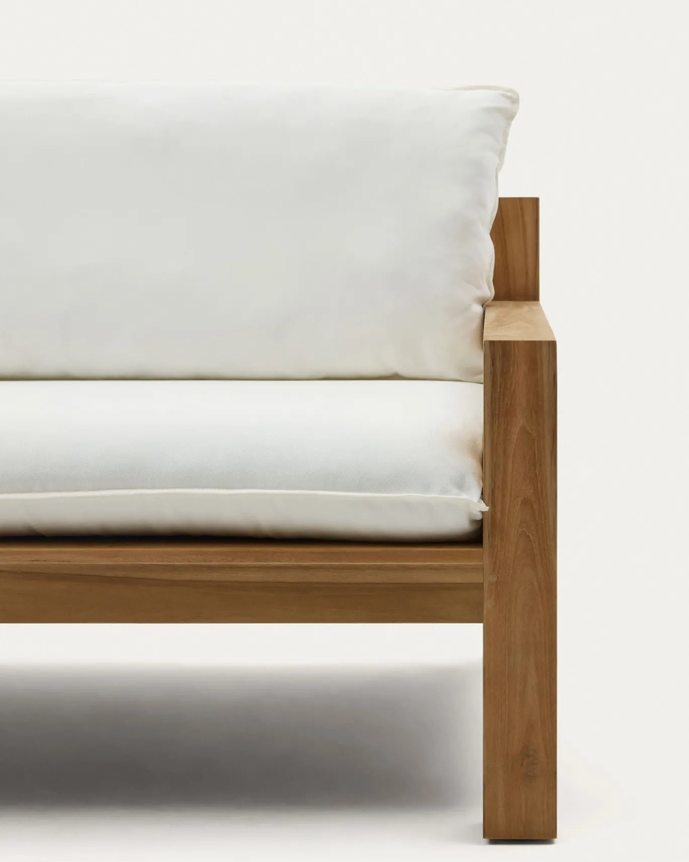 Kave Home 3-zitsbank Forcanera Massief Teakhout 211cm