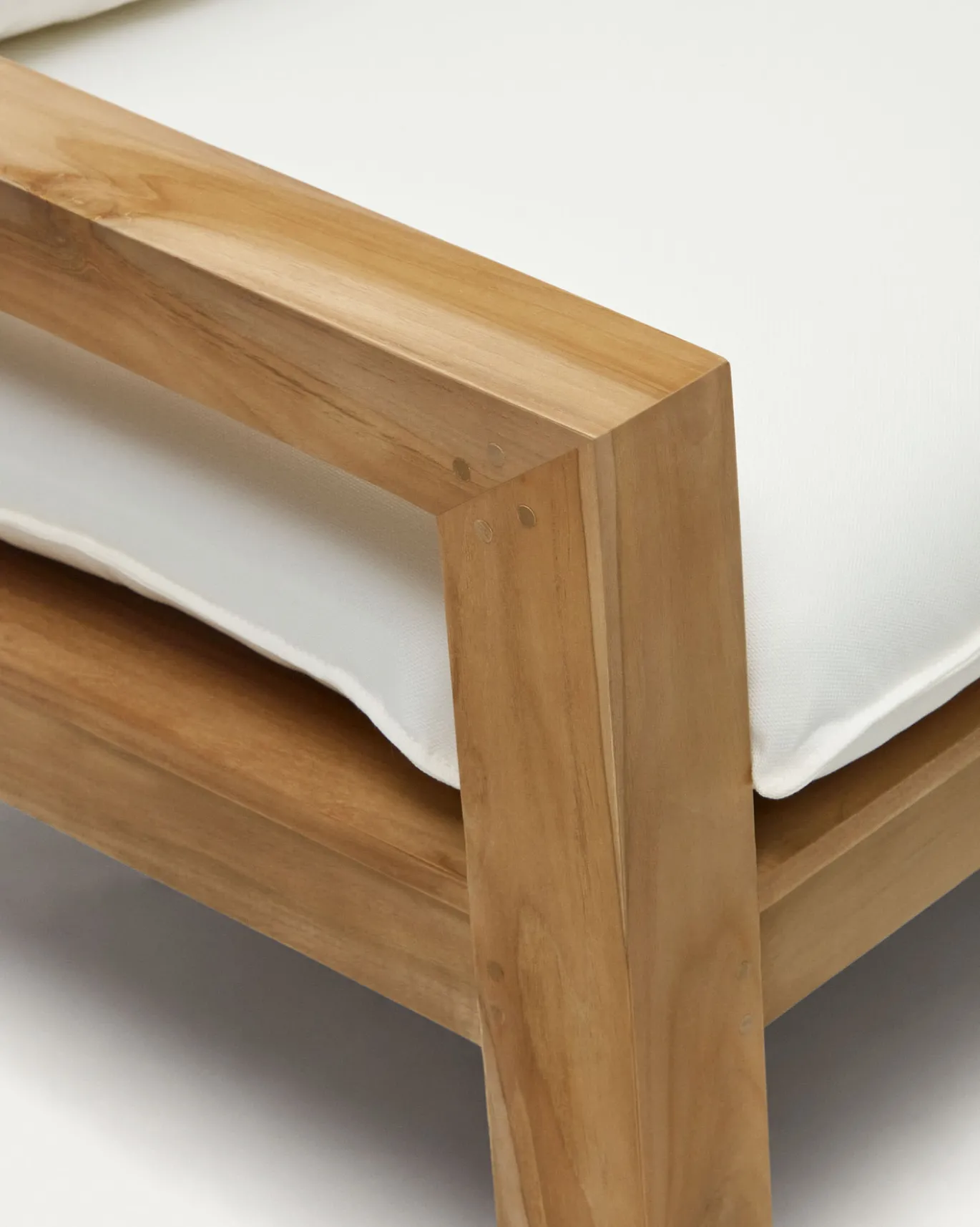 Kave Home 3-zitsbank Forcanera Massief Teakhout 211cm