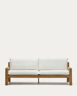 Kave Home 3-zitsbank Forcanera Massief Teakhout 211cm