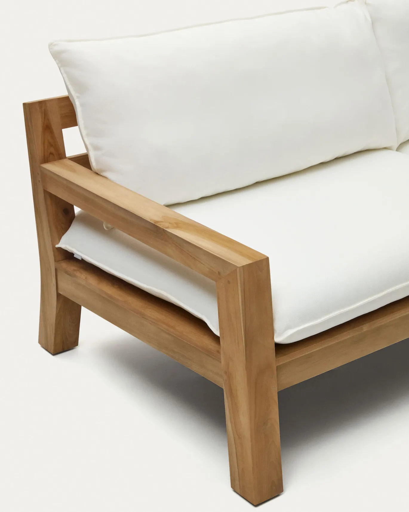Kave Home 3-zitsbank Forcanera Massief Teakhout 211cm