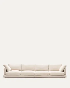 Kave Home 6-zitsbank Gala Beige 390cm
