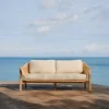 Kave Home 2-zitsbank Galea Teakhout en Rotan 170,5cm