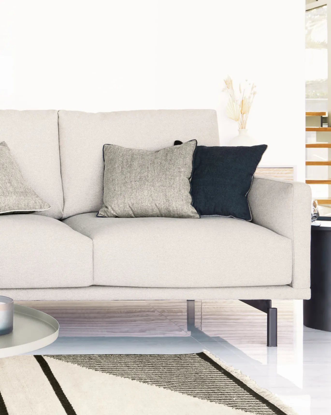 Kave Home 4-zitsbank Galene Beige 214cm