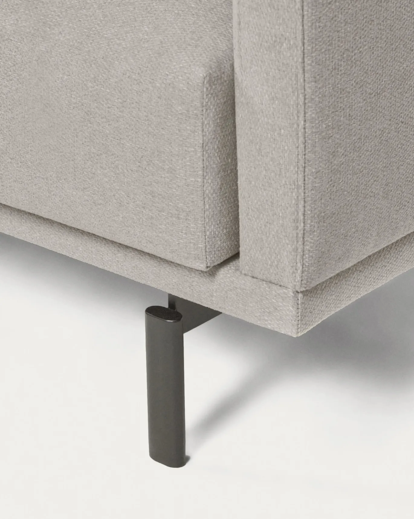 Kave Home 4-zitsbank Galene Beige Rechts Chaise Longue 314cm