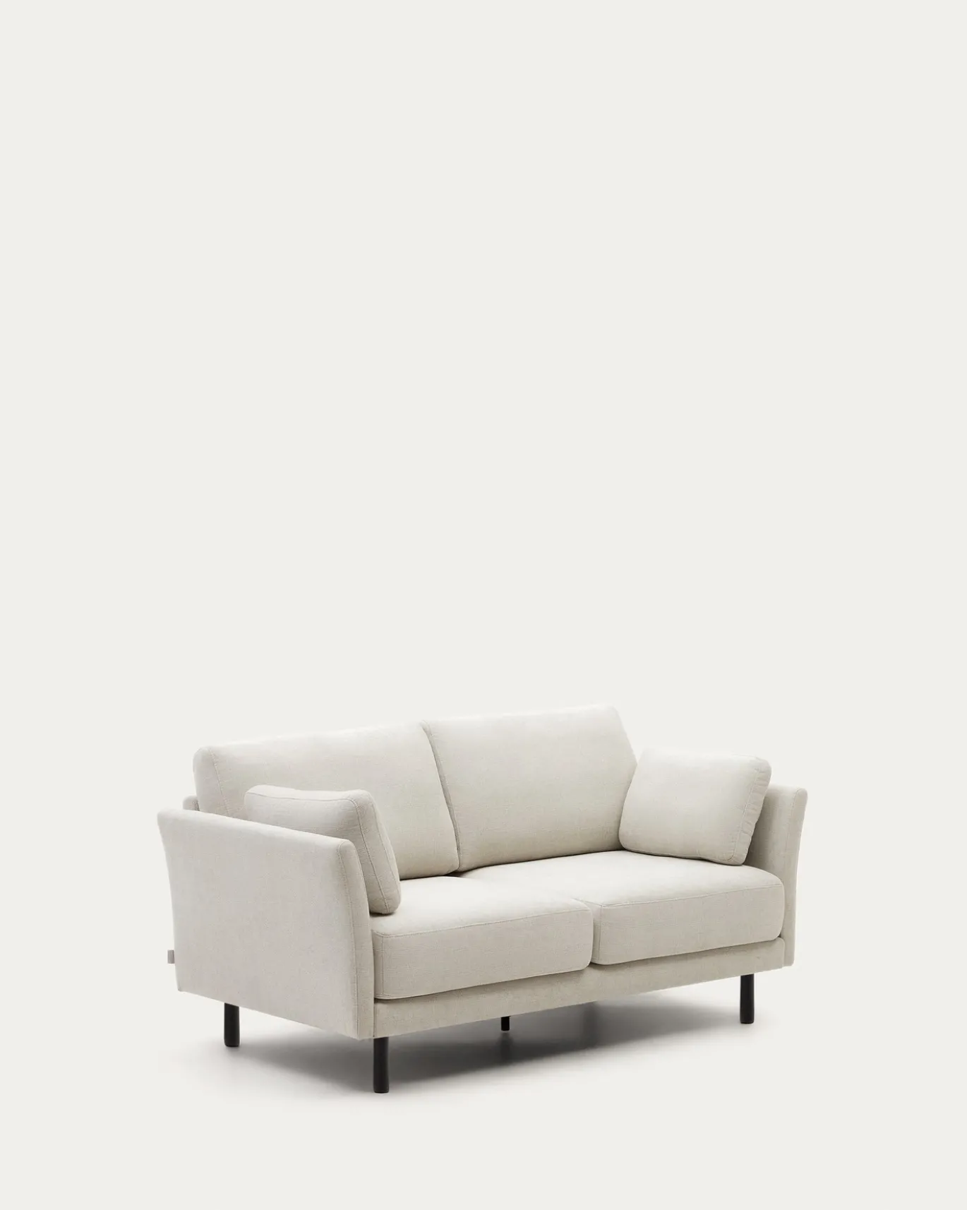 Kave Home 2-zits Bank Gilma Parel Chenille Zwart 170cm