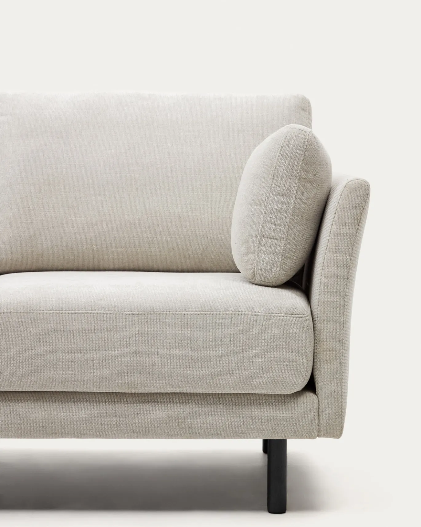 Kave Home 2-zits Bank Gilma Parel Chenille Zwart 170cm