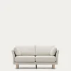 Kave Home 2-zits Bank Gilma Parel Chenille Naturel 170cm