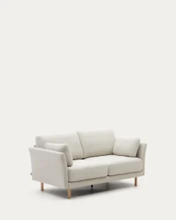 Kave Home 2-zits Bank Gilma Parel Chenille Naturel 170cm