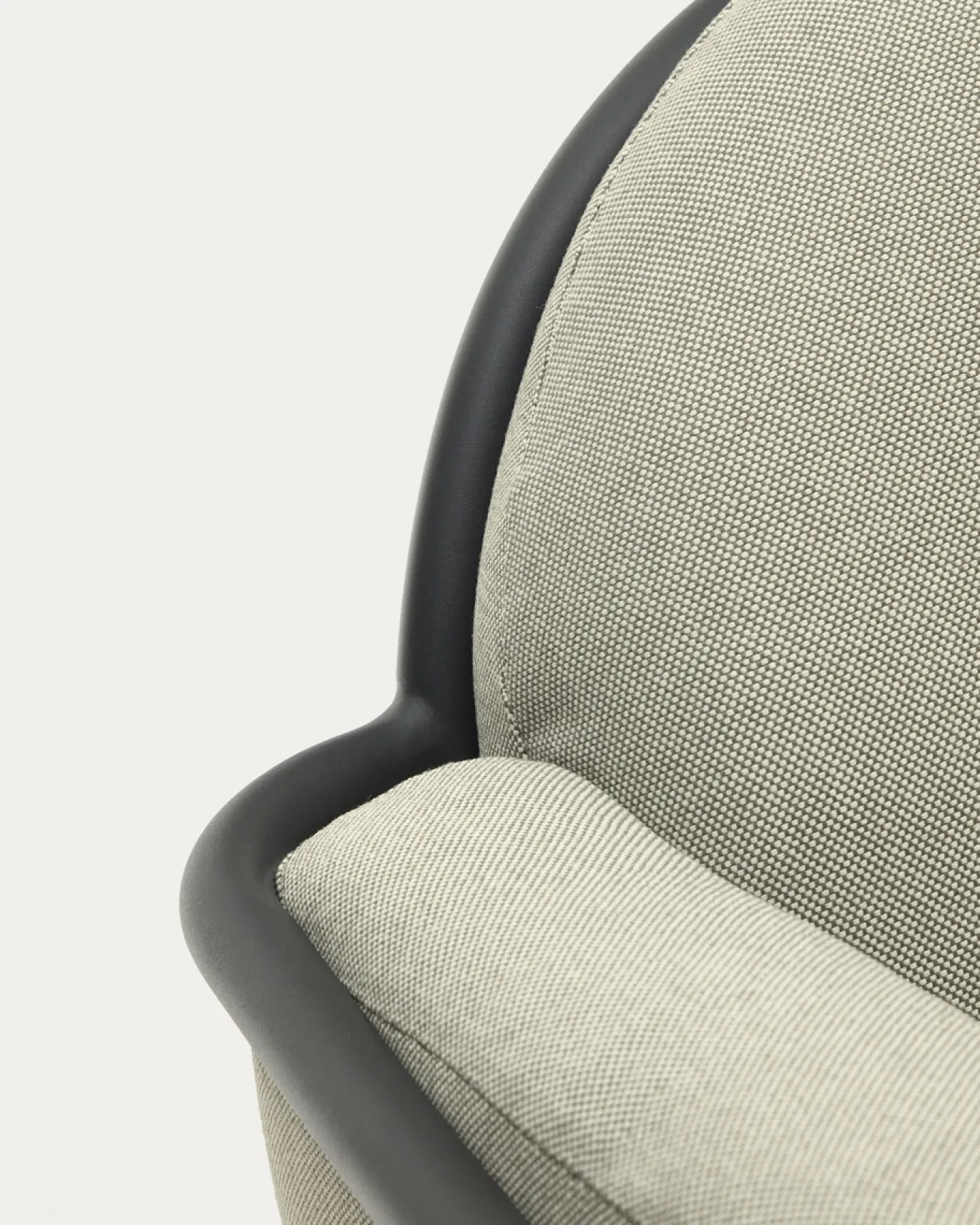 Kave Home 2-zitsbank Joncols Beige Outdoor Grijs Gelakt Aluminium 164cm