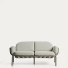Kave Home 2-Zitsbank Joncols Outdoor Aluminium Taupe Beige
