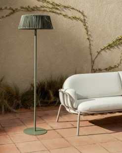 Kave Home 3-Zitsbank Joncols Outdoor Aluminium Taupe Beige