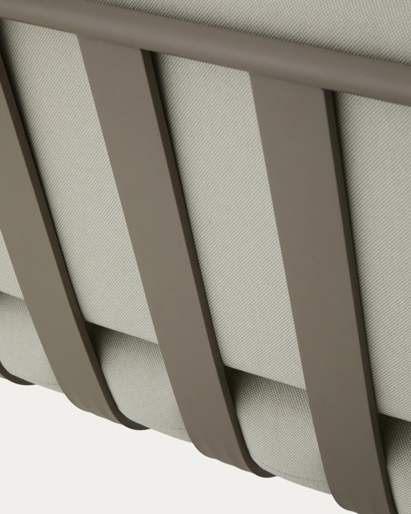 Kave Home 3-Zitsbank Joncols Outdoor Aluminium Taupe Beige