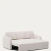 Kave Home 3-zitsbank Laira Modulair Chenille Ecru 225cm