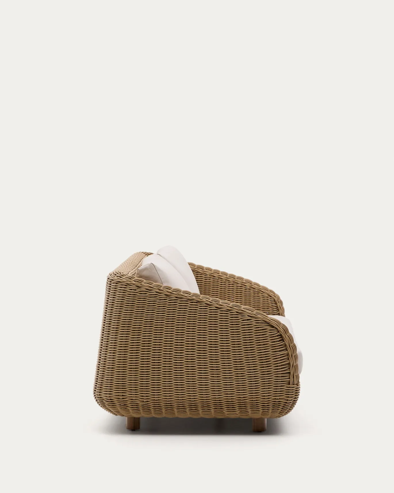 Kave Home 3-zitsbank Meria Rotan 208cm