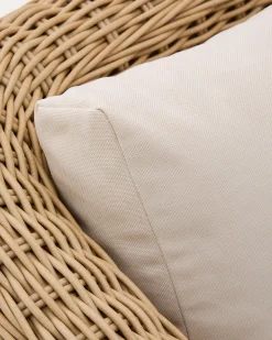 Kave Home 3-zitsbank Meria Rotan 208cm