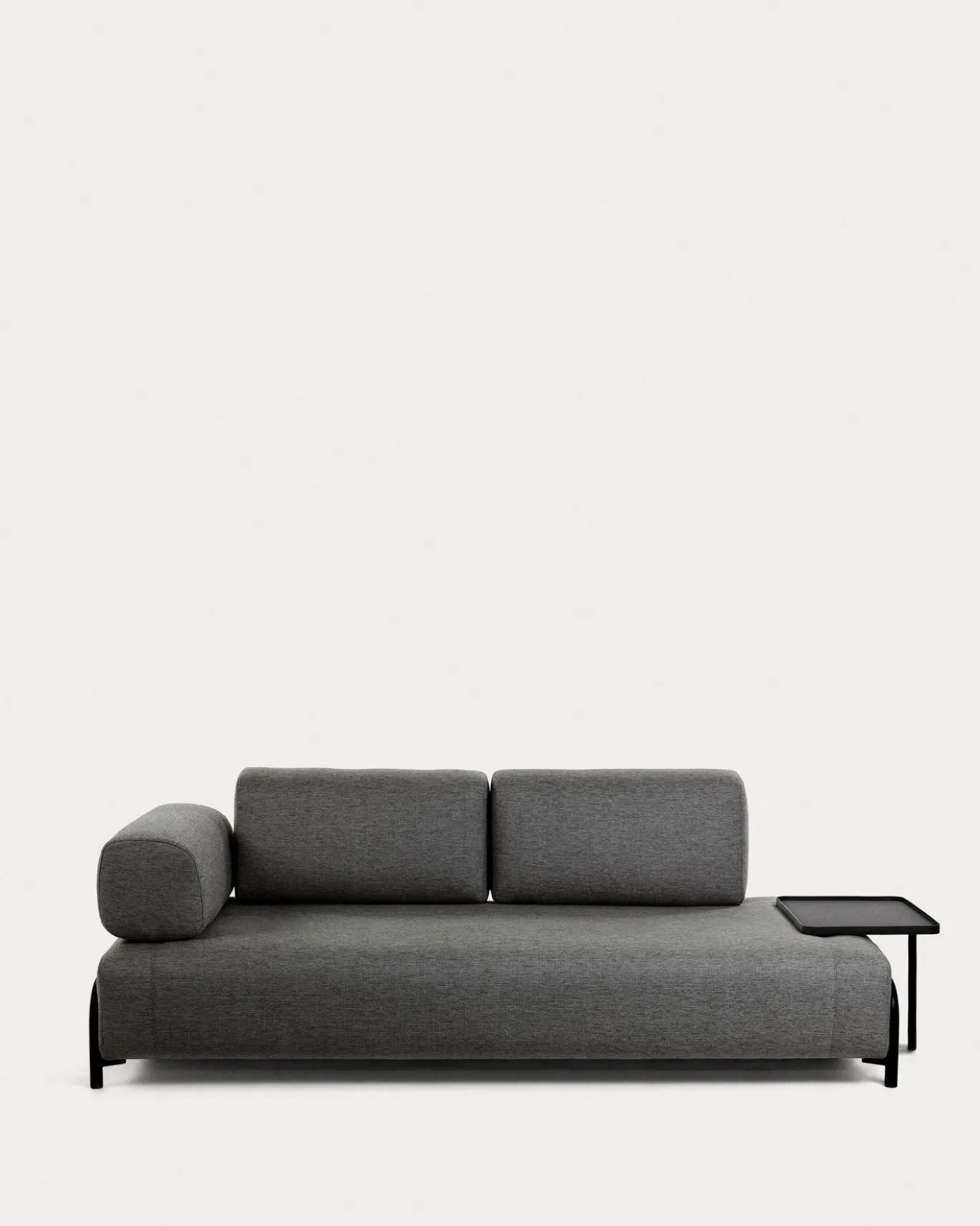 Kave Home 3-zitsbank Modulair Compo Donkergrijs 232cm