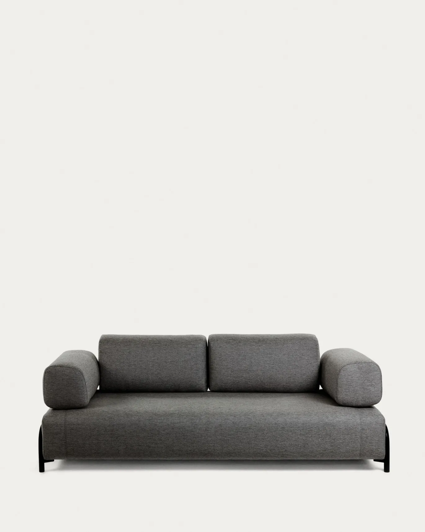 Kave Home 3-zitsbank Modulair Compo Donkergrijs 232cm