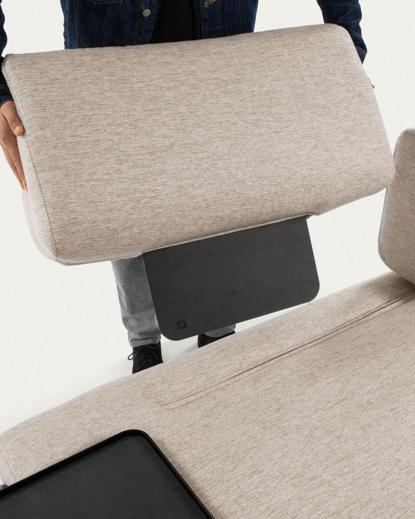 Kave Home 3-zitsbank Modulair Compo Beige 232cm