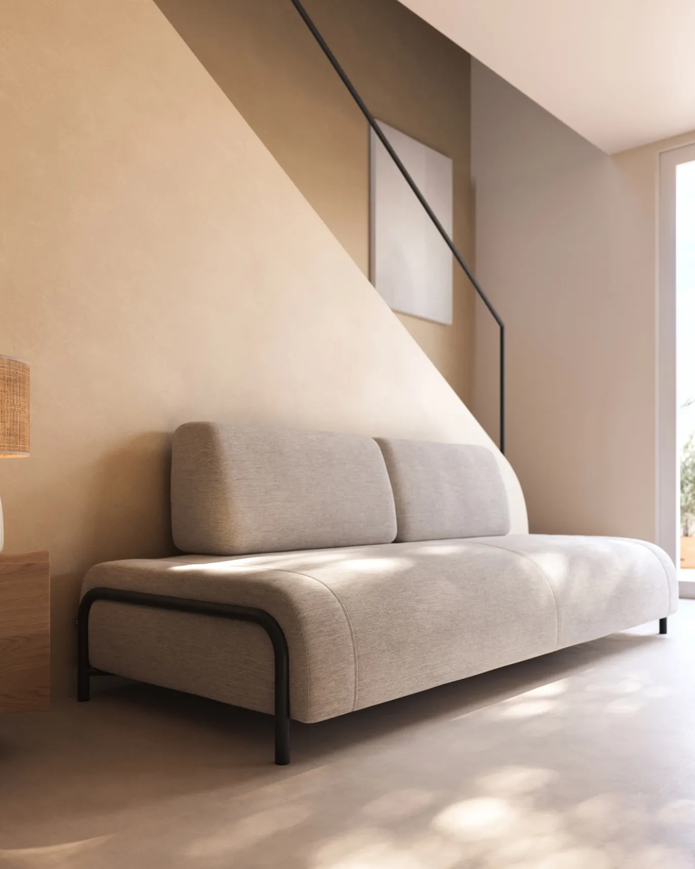Kave Home 3-zitsbank Modulair Compo Beige 232cm