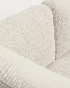 Kave Home 3-Zitsbank Nerano Aluminium Taupe 208cm